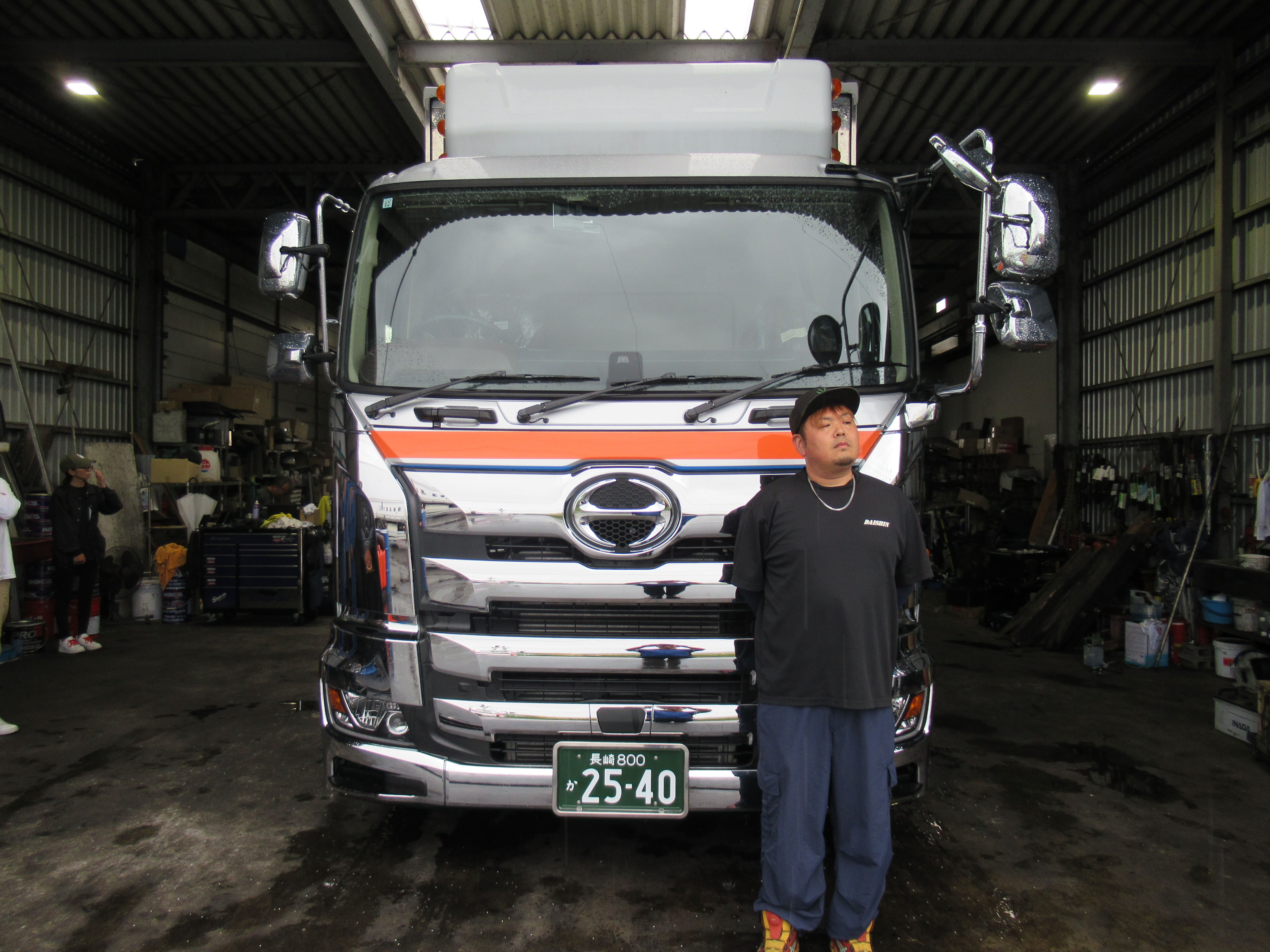 ２５４０号車を担当するのはK君です。